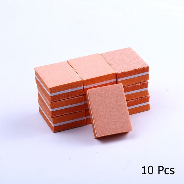 10/25/50pcs lot Double-sided Mini Nail File Blocks