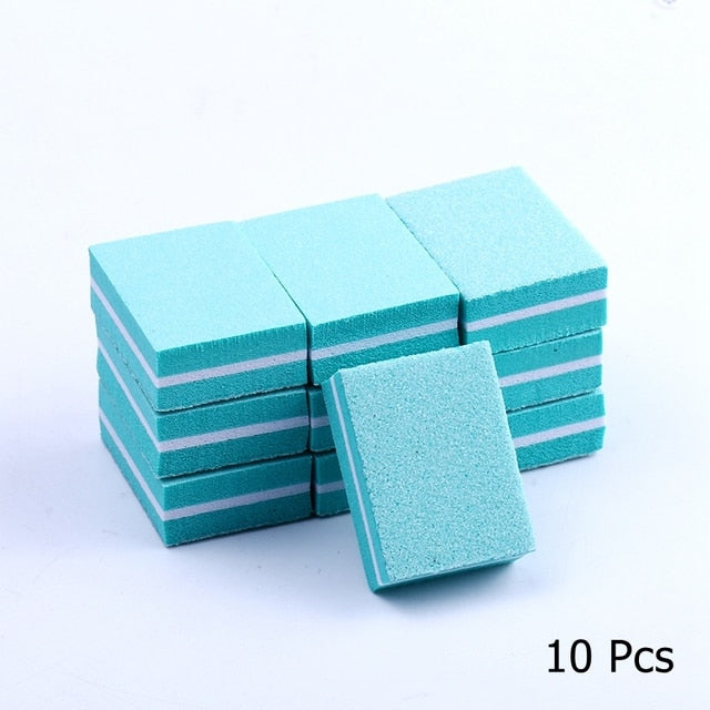10/25/50pcs lot Double-sided Mini Nail File Blocks