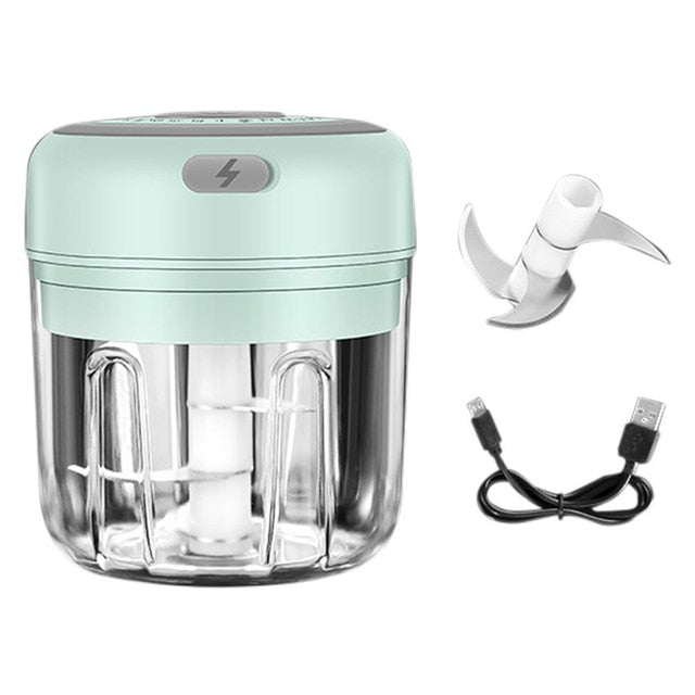 100/250ml Portable Electric Garlic Cutter
