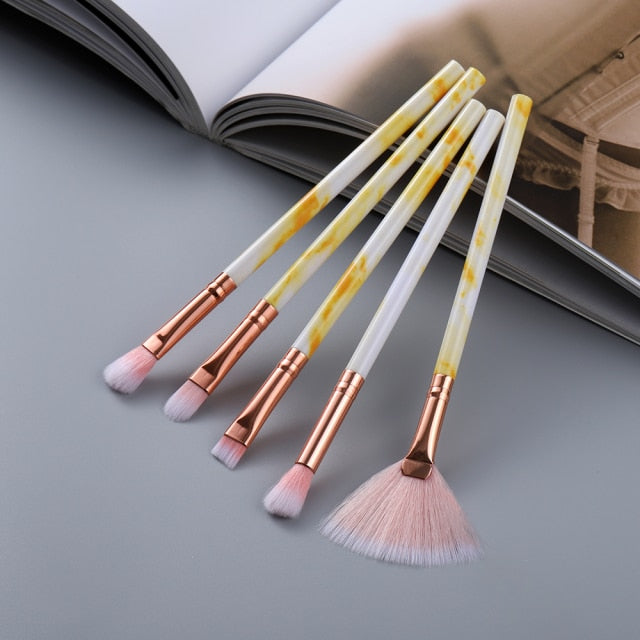 FLD 5/15Pcs Makeup Brushes Tool Set