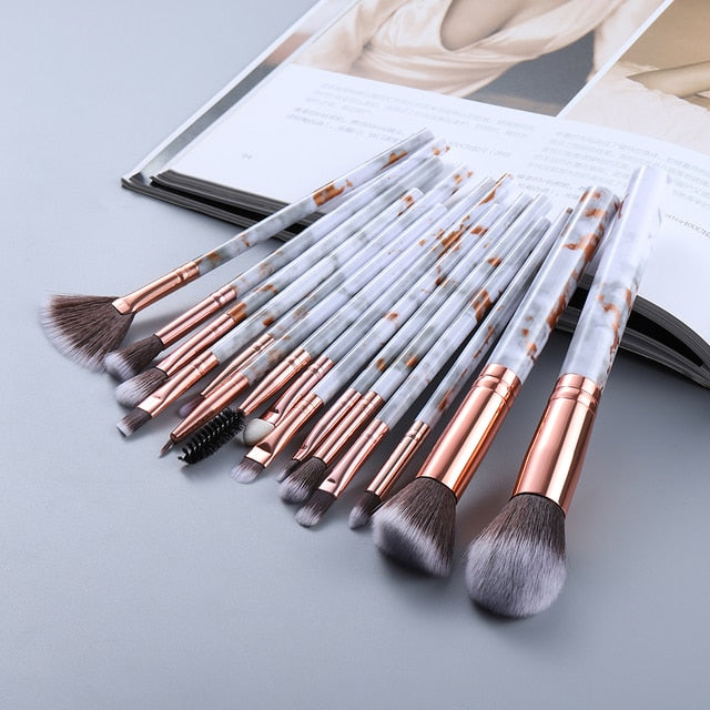 FLD 5/15Pcs Makeup Brushes Tool Set