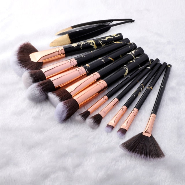 FLD 5/15Pcs Makeup Brushes Tool Set