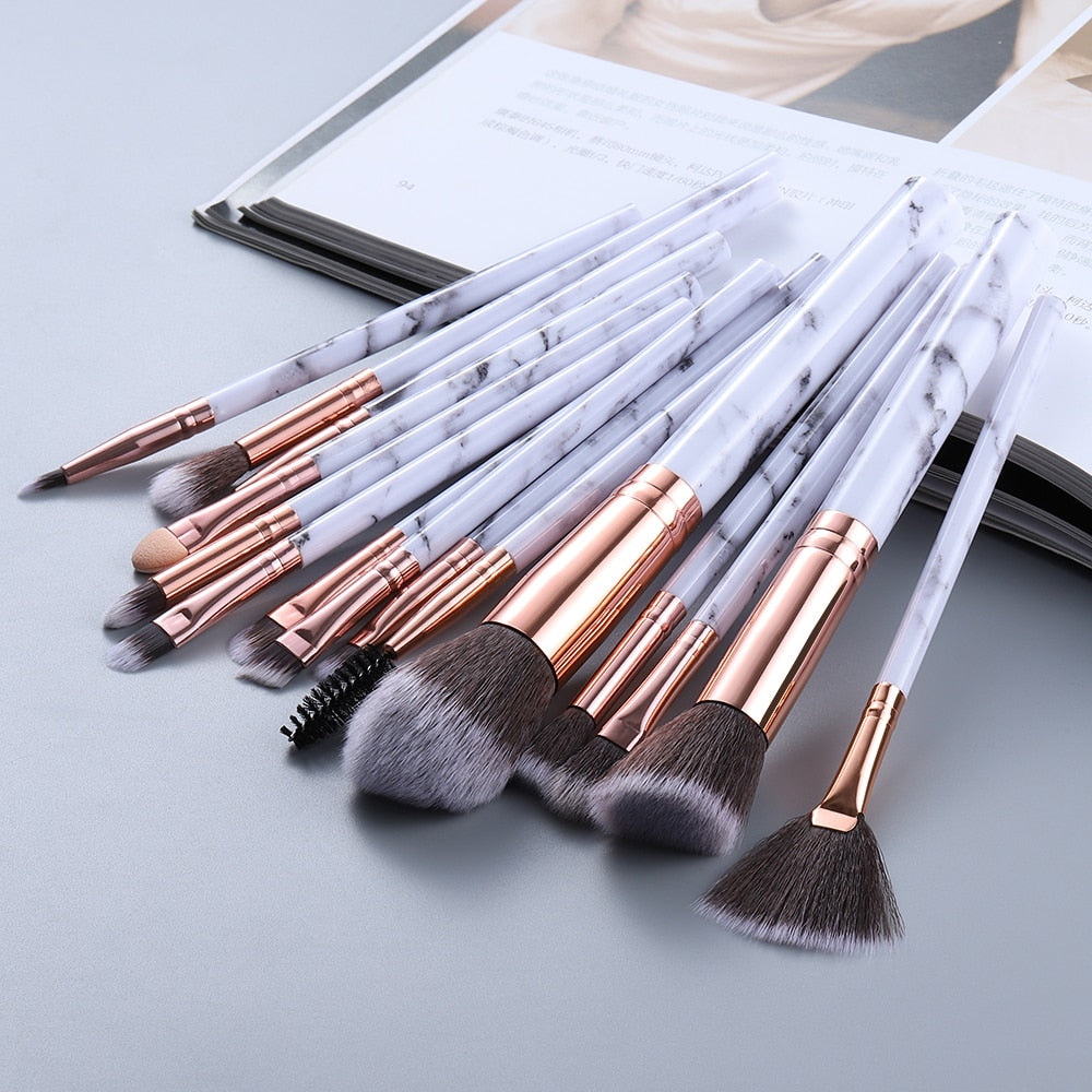 FLD 5/15Pcs Makeup Brushes Tool Set