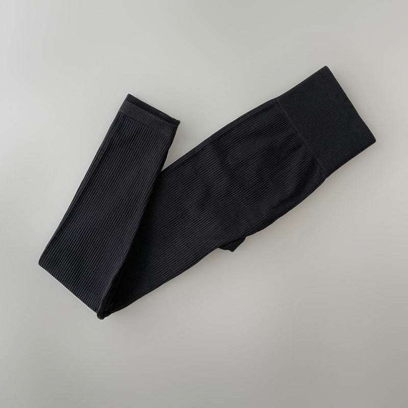Ribbed Yoga Pants Soft & Stretchy Leggings for Women