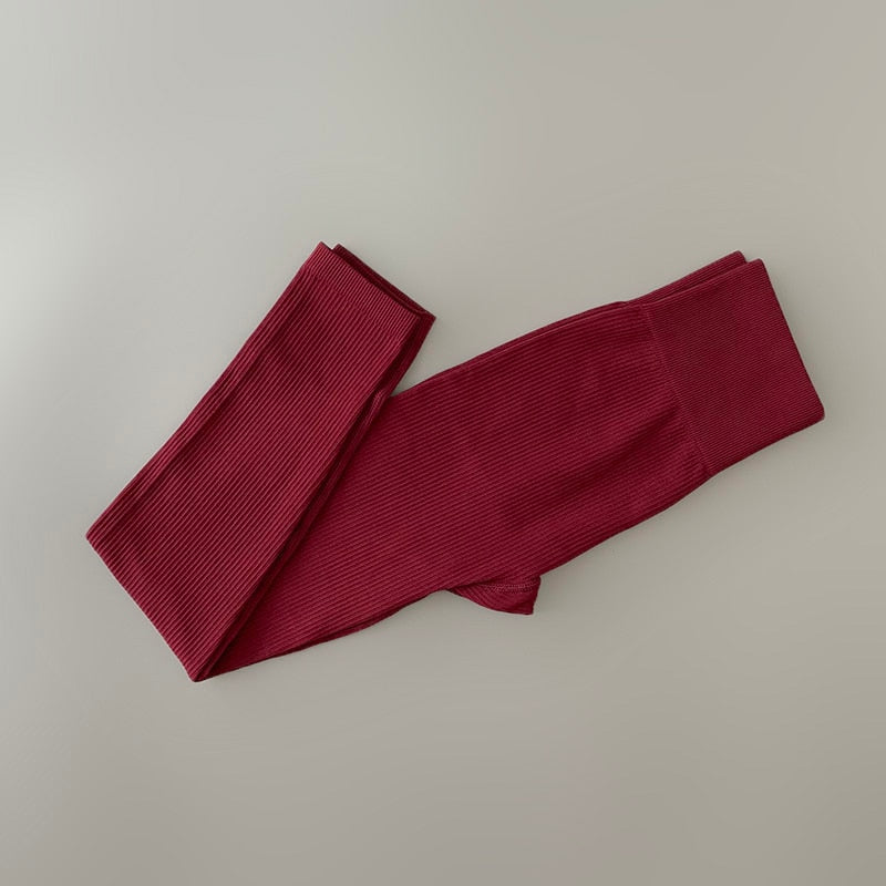 Ribbed Yoga Pants Soft & Stretchy Leggings for Women