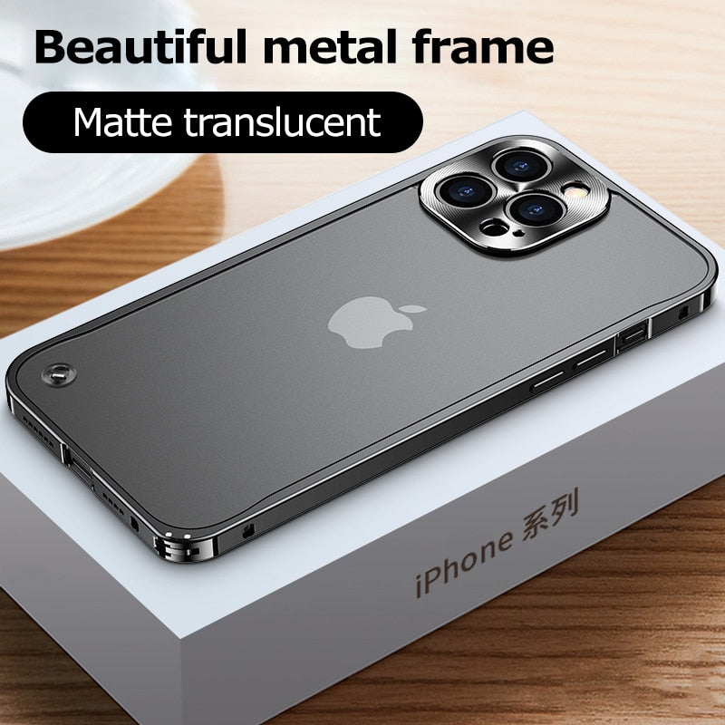 Metal Phone Cases For IPhone 12 13 14 Pro Max