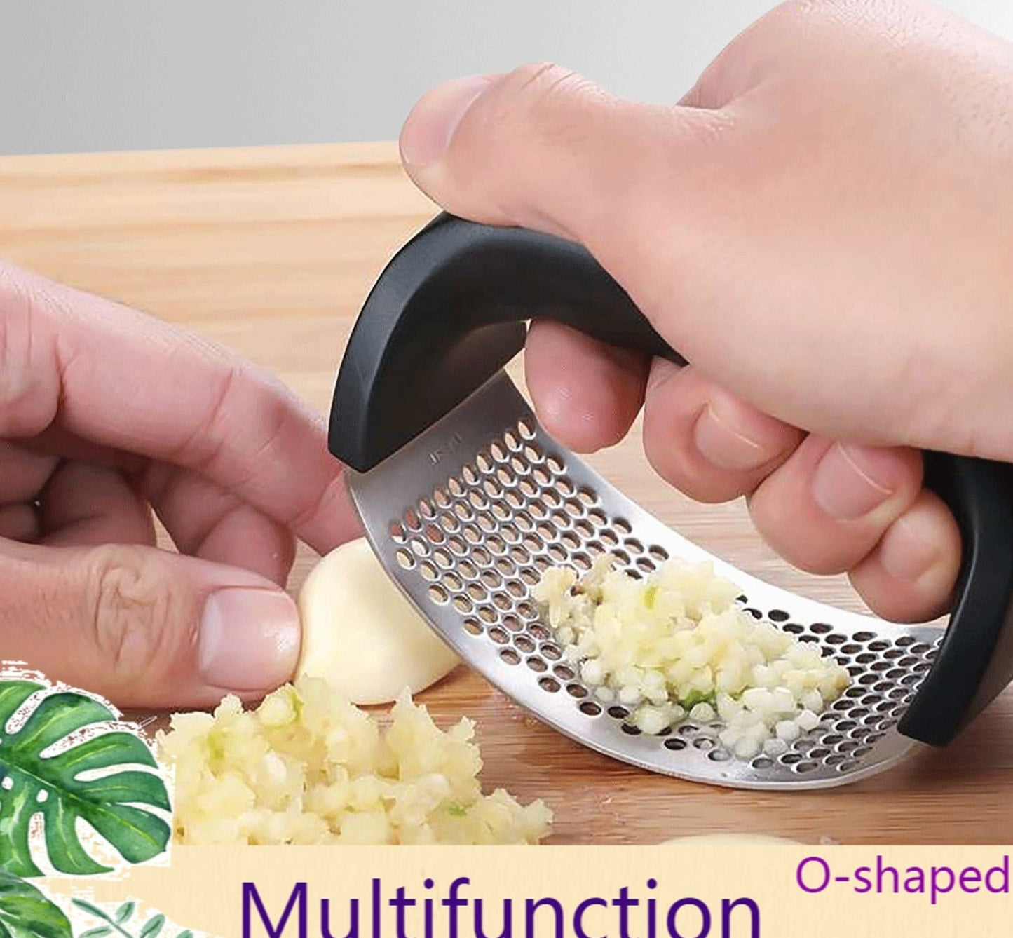 Stainless Steel O-shaped Kitchen Rolling Crusher