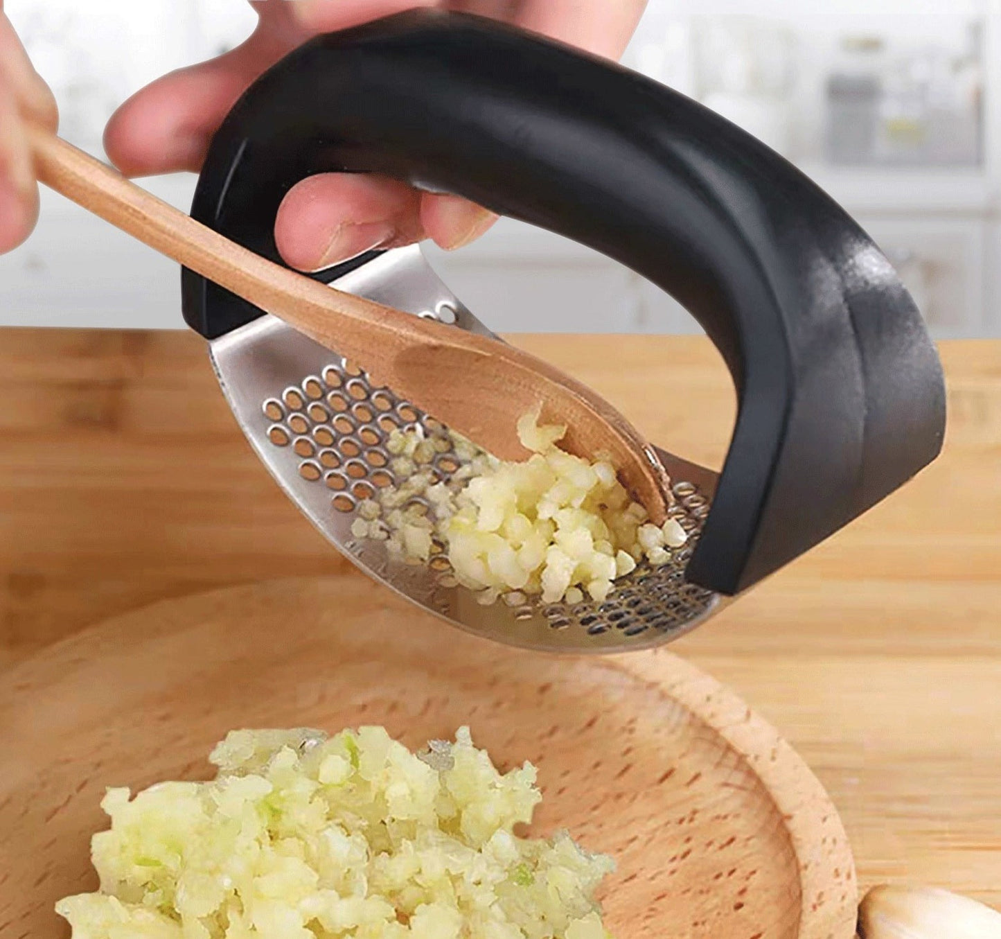 Stainless Steel O-shaped Kitchen Rolling Crusher