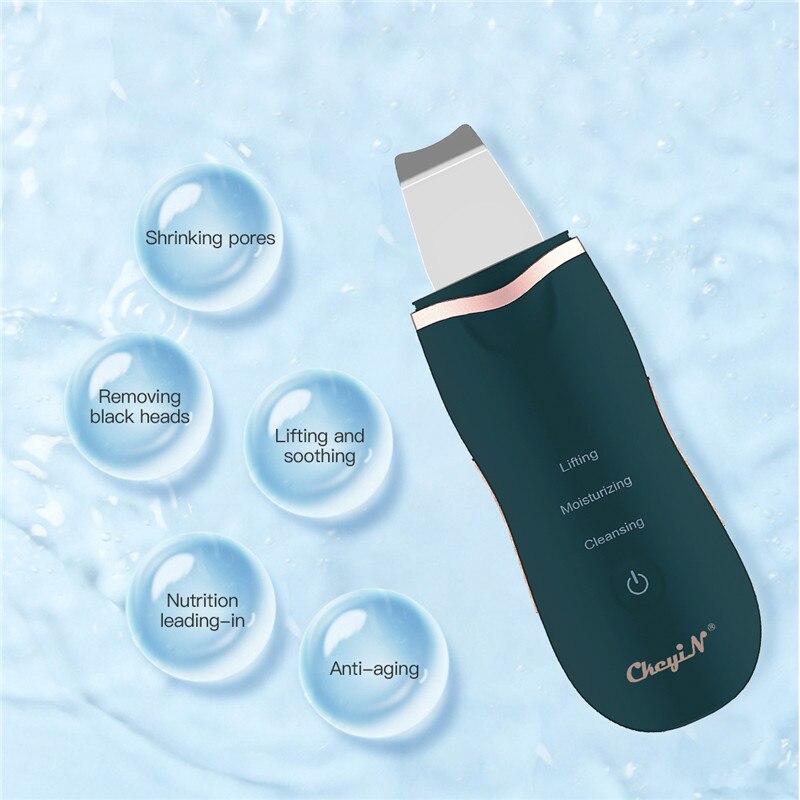 Ultrasonic Facial Skin Scrubber